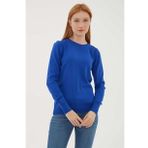 Fashion Friends Kadın Kazak Saks 23K0245K1