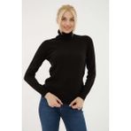 Fashion Friends Kadın Kazak Siyah 23K0401K1 - XS