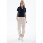 Fashion Friends Pamuklu Comfort Fit Normal Bel Lastikli Paça Eşofman Altı Bayan Eşofman Altı 25Y0214K1 - Bej