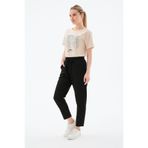 Fashion Friends Rahat Paçası Püsküllü Pantolon Siyah