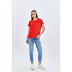 Fashion Friends Y0194K1 Kırmızı Kadın Bluz