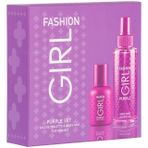 Fashion Girl Mor Edt 50 ml & Vücut Spreyi 150 ml Body Mist Kadın Parfüm Seti