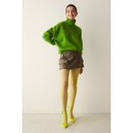 Fashion Sarı File Külotlu Çorap - 3/4