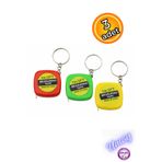 FASHION Taşınabilir Mini Metre Anahtarlık 1 Metre 3FT Şerit Ölçüm Bandı Cep Tipi (3 Adet)