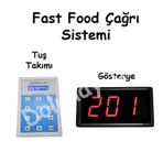 Fast Food Self Service Restoran Sıramatik Sıra Cihazı