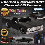 Fast & Furious 1967 Chevrolet El Camino 1:16 Usb Şarjlı Uzaktan Kumandalı Araba - Kumandalı Araç - R/C Araba