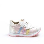 Fast Step 006BA800 Gümüş Pembe Hakiki Deri Bebek Günlük Ayakkabısı