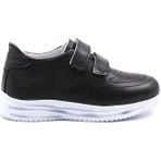 Fast Step 156XCA4009 Siyah Hakiki Deri Unisex Çocuk Casual Ayakkabı