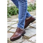 Fast Step 252MA6336 Taba Yılan Erkek Klasik Ayakkabı
