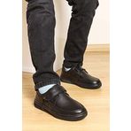 Fast Step 770FA917 Siyah Hakiki Deri Unisex Çocuk Casual Ayakkabı