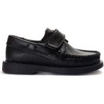 Fast Step 837XCA666 Siyah Hakiki Deri Unisex Çocuk Casual Ayakkabı