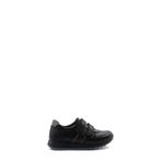 Fast Step 920XA819 Hakiki Deri Siyah Gri Unisex Çocuk Casual Ayakkabı