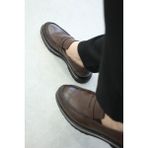 Fast Step Hakiki Deri Erkek Klasik Ayakkabı 741MA506E30 - Kahverengi