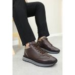 Fast Step Hakiki Deri Erkek Klasik Bot 855SMA3066 - Kahverengi