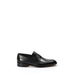 Fast Step Hakiki Deri Erkek Klasik Loafer Ayakkabı, Siyah Antik, 41 Beden