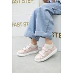 Fast Step Hakiki Deri Kız Çocuk Casual Ayakkabı 612XA875 - Pudra