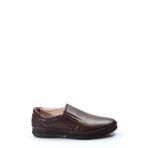 Fast Step Hakiki Deri Ortopedik Erkek Loafer Ayakkabı, Kahve, 46 Beden