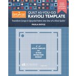 fast2cut Quilt As-You-Go Ravioli Template: Transform Scraps & Upcycled Fabric Into One-Of-A-Kind Quilts!