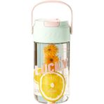 FastDeal Store Pipetli Bardak, Büyük Kapasiteli Su Bardağı, Güzel Görünümlü Bardak, Çocuklar ve Yetişkinler Için Yazlık Plastik Bardak, Bağımsız Çay Deposu (Yurt Dışından) - Açık Yeşil - 700 ml