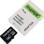 Faster 128GB Uhs-I U1 Sınıf 10 Micro Sdhc Hafıza Kartı - 1Adet