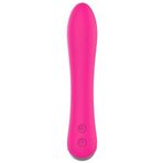 Fastieshop Isıtmalı Güçlü Şarjlı Titreşimli Esnek Silikon Vibratör - 17.5 cm