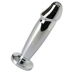 Fastieshop Şarjlı Titreşimli Çelik Anal Plug 12 cm