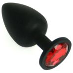 Fastieshop Taşlı Silikon Anal Plug - Medium