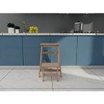 Fastwood Ahşap Katlanabilir Basamaklı Tabure Kayın