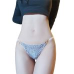 FASXIR Leopar Baskı Seksi G-String Tanga Bikini Dikişsiz Külot Kılıfı Kadın Erkek için İç Çamaşırı Külot, Pembe Leopar Desenli Kadın Külot, XL