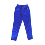 FATELLA UNISEX ÇOCUK RIBANA BEL saks mavisi CANVAS OKUL PANTOLON