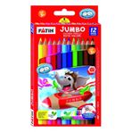 Fatih 12 Renk Tam Boy Jumbo Renkli Kuru Boya Kalemi (33340)