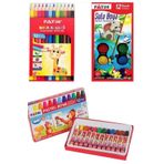Fatih 12'li - 3'lü Set Kuru Boya + Pastel Boya + Sulu Boya