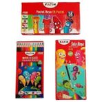 Fatih 12'li Kuru Boya + Sulu Boya + Pastel Boya Seti 3 Parça Eğlenceli Boyama Seti