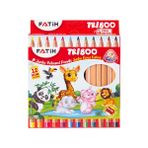 Fatih 33426 3652 Jumbo Trıboo Naturel Boya Kalemi 12 Renk