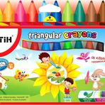 Fatih 50290 Crayon Jumbo Üçgen 12 Renk Kuru Boya
