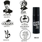 Fatih Atatürk Spray Tattoo Geçici Dövme Yapma Seti Sprey Dövme Kiti