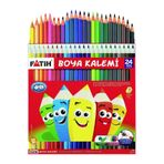 Fatih Boya Kalemi, 24'lü Tam Boy Kuru Boya Seti, Karton Kutu
