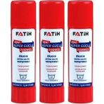 Fatih Glue Stick Yapıştırıcı Katı Yapıştırıcı 20 gr Ruj Yapıştırıcı 3 Adet - Beyaz - Standart