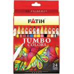 Fatih Jumbo Boya Kalemi 24 Renk Tam Boy Fa33350kb24rtb