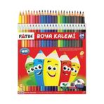 Fatih Kuru Boya Kalemi, 24 Renk Set, Tam Boy