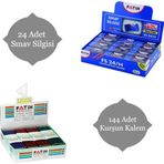 Fatih Mercanlı Kurşun Kalem 144 Adet + Sınav Silgisi 24 Adet