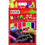 Fatih Mum Pastel Boya Neon Wax Crayon Jumbo 6 Renk Neon Fa50190jk6rn