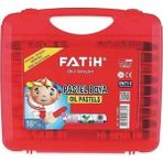 Fatih Pastel Boya 18 Renk King Size (Çantalı) - Karışık-Çok Renkli - Çantalı Pastel Boya