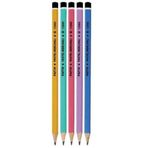 Fatih Pastel Triangular Mercanlı 5'li Set Kurşun Kalem