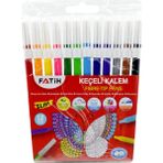 Fatih Slim Keçeli Kalem 12 Renk (34015) - Tekli