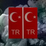 Fatih Sticker Türk Bayrağı 10X4 Damla Logo 2 Adet - Kırmızı - A4