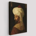 Fatih Sultan Mehmed Han Portresi Dekoratif Kanvas Tablo, Duvar Dekoru 6409