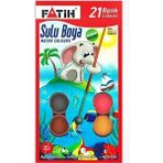 Fatih Sulu Boya 21 Renk K-21 Renkli 30 ml Parça Sayısı ile Eğlenceli Sanat Deneyimi