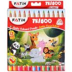 Fatih Trıboo Jumbo 12 Renk Kuru Boya Kalemi