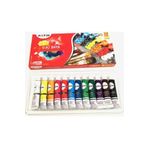 Fatih Tüplü 12 Renk 12 ml Guaj Boyası